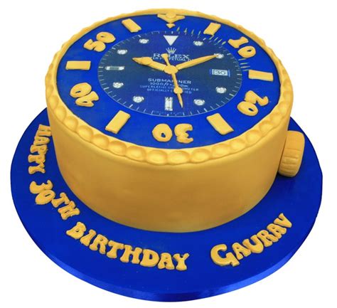 rolex cake|rolex dial shape birthday cake.